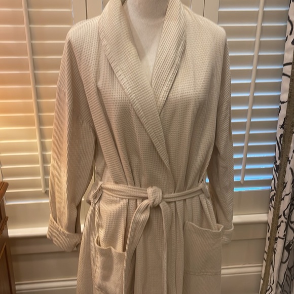 Waffle robe with pockets - Picture 2 of 7